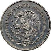 Mexico 50 Pesos Juarez 1984Mo Proof KM# Pn231 ESTADOS UNIDOS MEXICANOS coin obverse