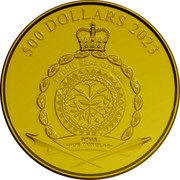 Niue 500 Dollars Octopus 2023 LEV Proof 500 DOLLARS 2023 PUBLIC SEAL OF NIUE ATUA NIUE TUKULAGI coin obverse