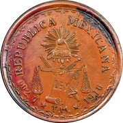Mexico 60 Pesos Provisional Government Coinage 1916 KM# 755b REPUBLICA MEXICANA 902.7 T.M. 1916 coin reverse Mexico 60 Pesos Provisional Government Coinage 1916 KM# 755b REPUBLICA MEXICANA 902.7 T.M. 1916 coin reverse