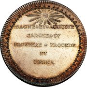 Mexico 8 Reales (Carlos IV Proclamation coinage) MAGNE ET AUGUSTE CAROLE IV PROSPERE PROCEDE ET REGNA coin reverse