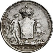 Mexico 8 Reales Proclamation of Charles IV 1789 1789 ANO DE A SU PROCLAMACION LL CONSULADO DE MEXICO coin reverse