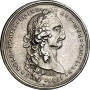 Mexico 8 Reales (Poclamation coin) 1789 CAROLO IV HISP ET IND REG MEX PROCL AN coin obverse