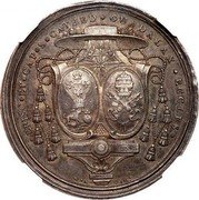 Mexico 8 Reales (Proclamation coinage.) EPISC ET CAP 8 CATHED GUADALAX ECCLES coin reverse