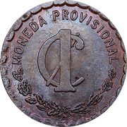 Mexico Centavo Provisional Government Coinage. Oaxaca 1915 KM# 710 MONEDA PROVISIONAL C1 coin reverse Mexico Centavo Provisional Government Coinage. Oaxaca 1915 KM# 710 MONEDA PROVISIONAL C1 coin reverse