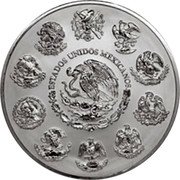 Mexico Kilo Libertad 2009 Mo KM# 677 ESTADOS UNIDOS MEXICANOS coin obverse Mexico Kilo Libertad 2009 Mo KM# 677 ESTADOS UNIDOS MEXICANOS coin obverse