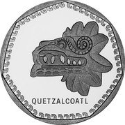 Mexico Onza Quetzalcoatl 1984 Proof X# MB12 QUETZALCOATL coin reverse Mexico Onza Quetzalcoatl 1984 Proof X# MB12 QUETZALCOATL coin reverse