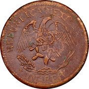 Mexico Peso Morelos Revolutionary 1916 KM# 708a REPUBLICA MEXICANA UN PESO coin obverse Mexico Peso Morelos Revolutionary 1916 KM# 708a REPUBLICA MEXICANA UN PESO coin obverse