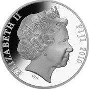 Fiji 1 Dollar Vitus Bering 2010 Proof KM# 242 ELIZABETH II FIJI 2010 IRB coin obverse Fiji 1 Dollar Vitus Bering 2010 Proof KM# 242 ELIZABETH II FIJI 2010 IRB coin obverse