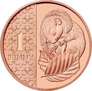 UK 1 Penny Charles III Hazel Dormouse 2023  BU; Tudor crown privy mark 1 PENNY coin reverse UK 1 Penny Charles III Hazel Dormouse 2023  BU; Tudor crown privy mark 1 PENNY coin reverse