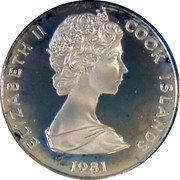 Cook Islands 10 Cents Wedding of Prince Charles and Lady Diana 1981 FM (M) KM# 4c ELIZABETH II COOK ISLANDS 1981 coin obverse Cook Islands 10 Cents Wedding of Prince Charles and Lady Diana 1981 FM (M) KM# 4c ELIZABETH II COOK ISLANDS 1981 coin obverse