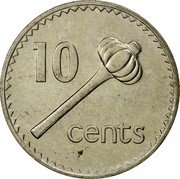 Fiji 10 Cents Ula Tava Tava 1982 KM# 30 10 CENTS coin reverse Fiji 10 Cents Ula Tava Tava 1982 KM# 30 10 CENTS coin reverse