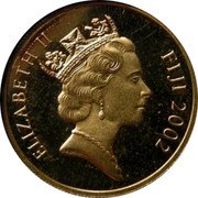 Fiji 10 Dollars HMS Investigator 2002 Proof KM# 106 ELIZABETH II FIJI 2002 RDM coin obverse Fiji 10 Dollars HMS Investigator 2002 Proof KM# 106 ELIZABETH II FIJI 2002 RDM coin obverse