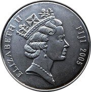Fiji 10 Dollars XVIII FIFA World Football Championship in Germany 2005 KM# 110 ELIZABETH II FIJI 2005 coin obverse Fiji 10 Dollars XVIII FIFA World Football Championship in Germany 2005 KM# 110 ELIZABETH II FIJI 2005 coin obverse