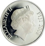 Fiji 10 Dollars James Watt 2008 Proof KM# 235 ELIZABETH II FIJI 2008 IRB coin obverse Fiji 10 Dollars James Watt 2008 Proof KM# 235 ELIZABETH II FIJI 2008 IRB coin obverse