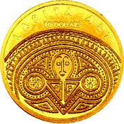 Fiji 10 Dollars Lapita Art 2008 Proof KM# 236 LAPITA ART 10 DOLLARS coin reverse Fiji 10 Dollars Lapita Art 2008 Proof KM# 236 LAPITA ART 10 DOLLARS coin reverse
