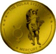 Fiji 10 Dollars Mercury 2010 Proof KM# 217 THE SOLAR SYSTEM MERCURY coin reverse Fiji 10 Dollars Mercury 2010 Proof KM# 217 THE SOLAR SYSTEM MERCURY coin reverse