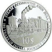 Fiji 10 Dollars Steam Locomotive John Bull 2010 Proof KM# 239 STEAM LOCOMOTIVE JOHN BULL 180 YEARS OF INITIAL JOURNEY IN THE USA 10$ coin reverse Fiji 10 Dollars Steam Locomotive John Bull 2010 Proof KM# 239 STEAM LOCOMOTIVE JOHN BULL 180 YEARS OF INITIAL JOURNEY IN THE USA 10$ coin reverse
