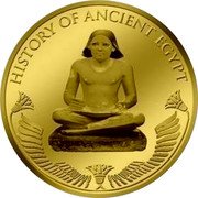 Fiji 10 Dollars History of Ancient Egypt. Scribe 2010 Proof KM# 415 HISTORY OF ANCIENT EGYPT coin reverse Fiji 10 Dollars History of Ancient Egypt. Scribe 2010 Proof KM# 415 HISTORY OF ANCIENT EGYPT coin reverse