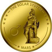 Fiji 10 Dollars Mars 2010 Proof KM# 220 THE SOLAR SYSTEM MARS coin reverse Fiji 10 Dollars Mars 2010 Proof KM# 220 THE SOLAR SYSTEM MARS coin reverse