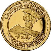 Fiji 10 Dollars Volcano Mt. Etna 2011 Proof KM# 430 VOLCANO MT. ETNA ITALY WONDERS OF NATURE coin reverse Fiji 10 Dollars Volcano Mt. Etna 2011 Proof KM# 430 VOLCANO MT. ETNA ITALY WONDERS OF NATURE coin reverse