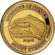 Fiji 10 Dollars Mount Everest 2011 Proof KM# 429 MOUNT EVEREST NEPAL WONDERS OF NATURE coin reverse Fiji 10 Dollars Mount Everest 2011 Proof KM# 429 MOUNT EVEREST NEPAL WONDERS OF NATURE coin reverse