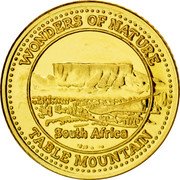 Fiji 10 Dollars Mesa 2011 Proof KM# 303 TABLE MOUNTAIN SOUTH AFRICA WONDERS OF NATURE coin reverse Fiji 10 Dollars Mesa 2011 Proof KM# 303 TABLE MOUNTAIN SOUTH AFRICA WONDERS OF NATURE coin reverse
