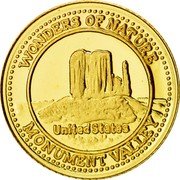 Fiji 10 Dollars Monument Valley 2011 Proof KM# 301 MONUMENT VALLEY UNITED STATES WONDERS OF NATURE coin reverse Fiji 10 Dollars Monument Valley 2011 Proof KM# 301 MONUMENT VALLEY UNITED STATES WONDERS OF NATURE coin reverse