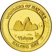 Fiji 10 Dollars Halong Bay 2011 Proof KM# 299 WONDERS OF NATURE HALONG BAY VIETNAM coin reverse Fiji 10 Dollars Halong Bay 2011 Proof KM# 299 WONDERS OF NATURE HALONG BAY VIETNAM coin reverse
