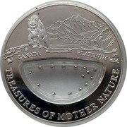 Fiji 10 Dollars Canada. Platinum 2012 Proof KM# 463 TREASURES OF MOTHER NATURE CANADA PLATINUM coin reverse Fiji 10 Dollars Canada. Platinum 2012 Proof KM# 463 TREASURES OF MOTHER NATURE CANADA PLATINUM coin reverse