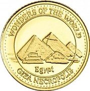 Fiji 10 Dollars Giza Necropolis. Egypt 2012 Proof KM# 436 WONDERS OF THE WORLD GIZA NECROPOLIS EGYPT coin reverse Fiji 10 Dollars Giza Necropolis. Egypt 2012 Proof KM# 436 WONDERS OF THE WORLD GIZA NECROPOLIS EGYPT coin reverse