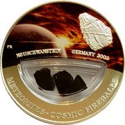 Fiji 10 Dollars Neuschwanstein Meteorite 2012 Proof KM# 465 NEUSCHWANSTEIN GERMANY 2002 METEORITES-COSMIC FIREBALLS FR coin reverse Fiji 10 Dollars Neuschwanstein Meteorite 2012 Proof KM# 465 NEUSCHWANSTEIN GERMANY 2002 METEORITES-COSMIC FIREBALLS FR coin reverse