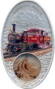 Fiji 10 Dollars Locomotive Merddin Emrys 2013 Proof KM# 477 MERDDIN EMRYS coin reverse Fiji 10 Dollars Locomotive Merddin Emrys 2013 Proof KM# 477 MERDDIN EMRYS coin reverse