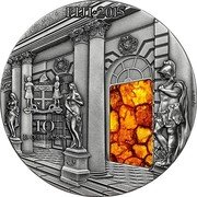 Fiji 10 Dollars Amber Room. Catherine Palace 2015 KM# 524 FIJI 2015 10 DOLLARS coin obverse Fiji 10 Dollars Amber Room. Catherine Palace 2015 KM# 524 FIJI 2015 10 DOLLARS coin obverse