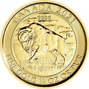 Canada 10 Dollars Bison 2021 In Sets only 2021 9999 CANADA FINE GOLD 1/4 OZ OR PUR VM coin reverse Canada 10 Dollars Bison 2021 In Sets only 2021 9999 CANADA FINE GOLD 1/4 OZ OR PUR VM coin reverse