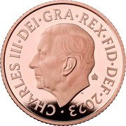 UK 10 Pence Charles III Capercaillie 2023  Proof; Tudor crown privy mark CHARLES III DEI GRA REX FID DEF 2023 MJ coin obverse UK 10 Pence Charles III Capercaillie 2023  Proof; Tudor crown privy mark CHARLES III DEI GRA REX FID DEF 2023 MJ coin obverse