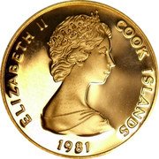 Cook Islands 2 Cents Wedding of Prince Charles and Lady Diana 1981 FM (M) KM# 2b ELIZABETH II COOK ISLANDS 1981 coin obverse Cook Islands 2 Cents Wedding of Prince Charles and Lady Diana 1981 FM (M) KM# 2b ELIZABETH II COOK ISLANDS 1981 coin obverse