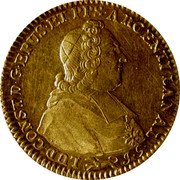 France 2 Constantin D'or (Louis Constantine of Rohan) LUD.CONST.D.G.EPUS.ET.PPS.ARGENTI.LAN.AL J.G. coin obverse