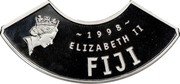 Fiji 2 Dollars Soft Coral Capital of the World 1998 Proof KM# 78 ELIZABETH II FIJI 1998 coin obverse Fiji 2 Dollars Soft Coral Capital of the World 1998 Proof KM# 78 ELIZABETH II FIJI 1998 coin obverse
