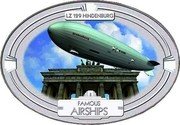 Fiji Two Dollars Hindenburg 2009 Proof KM# 276 LZ 129 HINDENBURG FAMOUS AIRSHIPS coin reverse Fiji Two Dollars Hindenburg 2009 Proof KM# 276 LZ 129 HINDENBURG FAMOUS AIRSHIPS coin reverse
