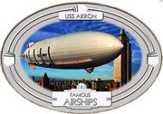 Fiji Two Dollars USS Akron 2009 Proof KM# 275 USS AKRON FAMOUS AIRSHIPS coin reverse Fiji Two Dollars USS Akron 2009 Proof KM# 275 USS AKRON FAMOUS AIRSHIPS coin reverse