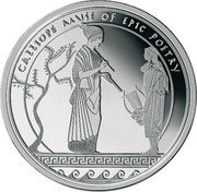 Fiji 2 Dollars Greek Muse of Epic Poetry. Calliope 2011 Proof KM# 370 CALLIOPE MUSE OF EPIC POETRY coin reverse Fiji 2 Dollars Greek Muse of Epic Poetry. Calliope 2011 Proof KM# 370 CALLIOPE MUSE OF EPIC POETRY coin reverse