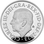 UK 2 Pence Charles III Red Squirrel 2023  Proof; Tudor crown privy mark CHARLES III DEI GRA REX FID DEF 2023 MJ coin obverse UK 2 Pence Charles III Red Squirrel 2023  Proof; Tudor crown privy mark CHARLES III DEI GRA REX FID DEF 2023 MJ coin obverse