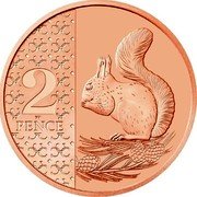 UK 2 Pence (Charles III. Squirrel) 2 PENCE coin reverse UK 2 Pence (Charles III. Squirrel) 2 PENCE coin reverse