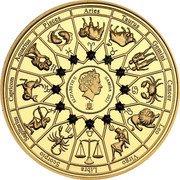 Samoa 20 Cents Aphrodite and Taurus 2021 In Sets only ELIZABETH II IRB SAMOA 2021 ARIES TAURUS GEMINI CANCER LEO VIRGO LIBRA SCORPIUS SAGITTARIUS CAPRICORNUS AQUARIUS PISCES coin obverse Samoa 20 Cents Aphrodite and Taurus 2021 In Sets only ELIZABETH II IRB SAMOA 2021 ARIES TAURUS GEMINI CANCER LEO VIRGO LIBRA SCORPIUS SAGITTARIUS CAPRICORNUS AQUARIUS PISCES coin obverse