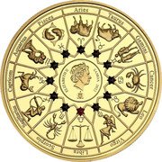 Samoa 20 Cents Hephaestus and Libra 2022 In Sets only ELIZABETH II IRB SAMOA 2022 ARIES TAURUS GEMINI CANCER LEO VIRGO LIBRA SCORPIUS SAGITTARIUS CAPRICORNUS AQUARIUS PISCES coin obverse Samoa 20 Cents Hephaestus and Libra 2022 In Sets only ELIZABETH II IRB SAMOA 2022 ARIES TAURUS GEMINI CANCER LEO VIRGO LIBRA SCORPIUS SAGITTARIUS CAPRICORNUS AQUARIUS PISCES coin obverse