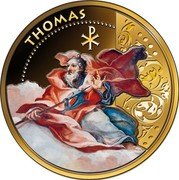Fiji 1 Dollar Thomas 2012 Prooflike KM# 394 THOMAS coin reverse Fiji 1 Dollar Thomas 2012 Prooflike KM# 394 THOMAS coin reverse