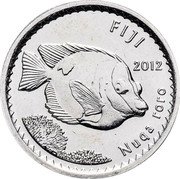 Fiji 5 Cents Lali. Nuqa Roro 2012 KM# 332 FIJI 2012 NUQA RORO coin obverse Fiji 5 Cents Lali. Nuqa Roro 2012 KM# 332 FIJI 2012 NUQA RORO coin obverse