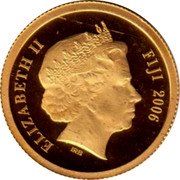 Fiji 5 Dollars Stonehedge 2006 Proof KM# 266 ELIZABETH II FIJI 2006 IRB coin obverse Fiji 5 Dollars Stonehedge 2006 Proof KM# 266 ELIZABETH II FIJI 2006 IRB coin obverse