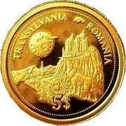 Fiji 5 Dollars Transylvania. Romania 2006 Proof KM# 269 TRANSYLVANIA ROMANIA 5$ coin reverse Fiji 5 Dollars Transylvania. Romania 2006 Proof KM# 269 TRANSYLVANIA ROMANIA 5$ coin reverse