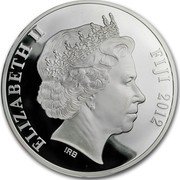 Fiji 50 Dollars Titanic 2012 Proof KM# 197 ELIZABETH II FIJI 2012 IRB coin obverse Fiji 50 Dollars Titanic 2012 Proof KM# 197 ELIZABETH II FIJI 2012 IRB coin obverse
